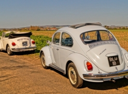 Classic VW Beetle for wedding hire in Fareham